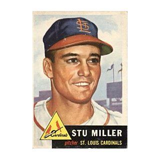  Stu Miller 1953 Topps Card #183   St. Louis Cardinals Collectibles