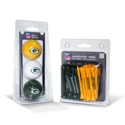 Green Bay Packers NFL Golf Ball and Tee Set