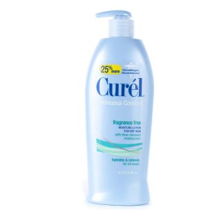 Curel Continuous Comfort 16.25 ounce Fragrance free Lotions (Pack of 4