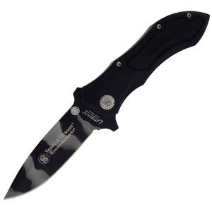 Smith & Wesson CK2CM Homeland Security Medium Drop Point Knife, Urban