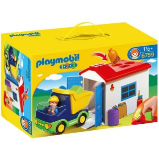 Playmobil Camion Avec Garage   Achat / Vente UNIVERS MINIATURE COMPLET