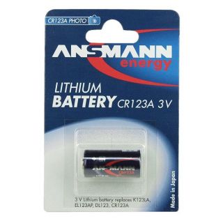 Ansmann Lithium Photo CR123A 3V batterie, 1 pcs (5020012)   Ansmann
