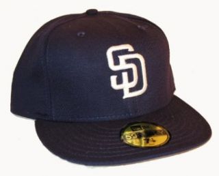 NEW ERA   San Diego PADRES Fitted Baseball Hat: Clothing