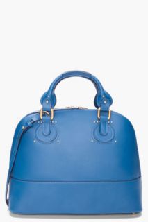 Chloe Blue Leather Dawn Tote for women