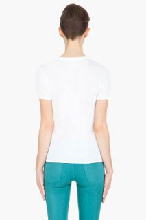 Helmut White Kinetic Jersey T shirt for women
