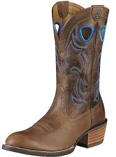  Ariat Boots Rawhide Square Toe 10008808 Badlands Brown Shoes