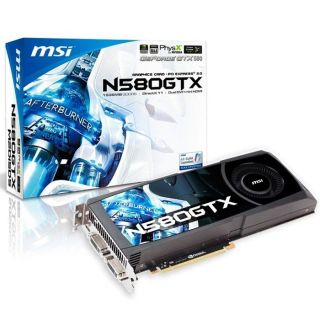 GTX 580 1536 Mo   Achat / Vente CARTE GRAPHIQUE MSI GeForce GTX 580