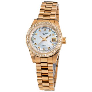 Akribos XXIV Womens Diamond Quartz Bracelet Watch MSRP: $645.00 Today