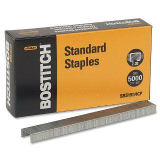 Stanley Bostitch Premium Standard Staples, 1/4 Inch Silver