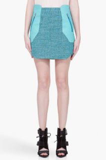 Rag & Bone Leather Paneled Best Ever Skirt for women