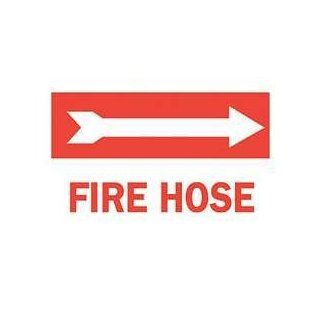 Sign, 10x14, fire Hose, polyester   BRADY: Industrial