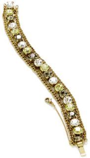 Anton Heunis Marvelous Maharaja Crystal Chain Mail Bracelet Jewelry