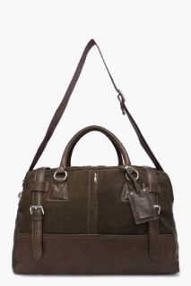 Marc Jacobs Suede Leather Duffle Bag for men