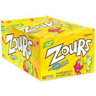 Zours Candy, Original, 1.8 Ounce Bags (Pack of 48) 