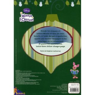 Coloriage Noël ; Disney Winnie   Achat / Vente livre Delphine