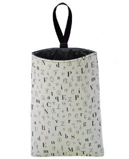 Auto Trash (Alphabet Soup) by The Mod Mobile   litter bag/garbage can