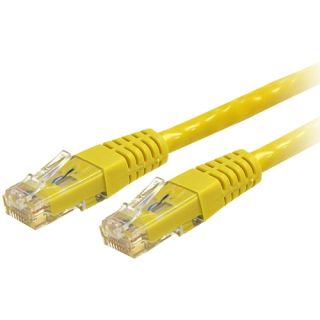 StarTech 8 ft Yellow Molded Cat6 UTP Patch Cable   ETL Verified