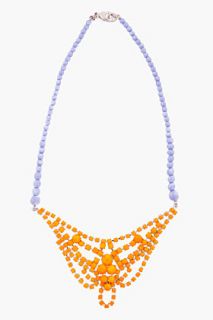 Tom Binns Orange Bicolor Necklace for women