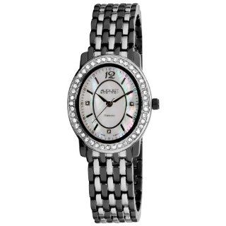 August Steiner Womens AS8043TTB Dazzling Diamond Oval Bracelet Watch
