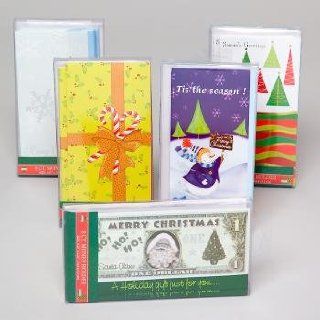 Christmas Money Holder Cards 8 Pack (96 Pack) Office