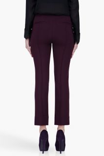 Diane Von Furstenberg Dark Purple Floyd Two Trousers for women