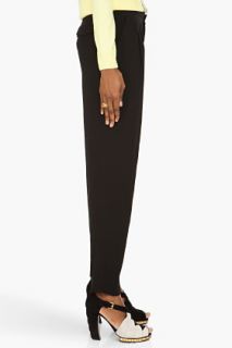 Marni Black Pleated Trouser for women