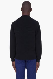 Alexander Wang Black Technical Ottoman Sweater for men