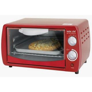 Better Chef IM268R Classic Red 9 liter Toaster Oven