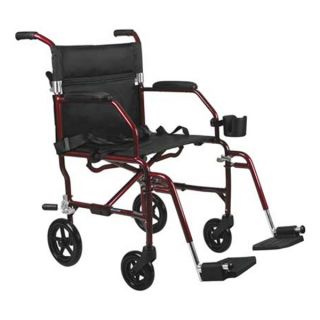 Approved Vendor MDS808200SLRR 19 in. Aluminum Transport Chair