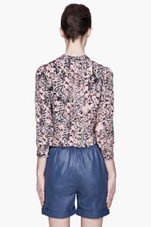 See by Chloé Pink Printed Silk Blouse for women