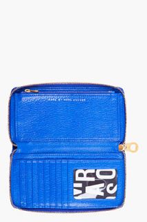 Marc By Marc Jacobs Blue Classic Q Zip Wallet for women