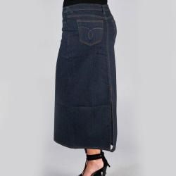 Tabeez Womens Loop Five pocket Denim Skirt
