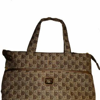 Womens Liz Claiborne Large Valerie Collection Luggage Tote (Brown/Tan