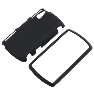Black Rubber coated Case for Sony Ericsson R800i Xperia Play