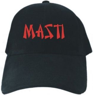 Caps Black Embroidery  Masti Oriental Style  Martial