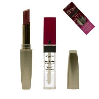 Oreal Kiss Proof Ultra Glossy Lipstick   201 Crystal Mauve Beauty