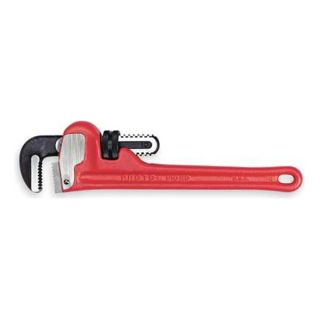 Proto J808HD Straight Pipe Wrench, Steel, 8 in. L