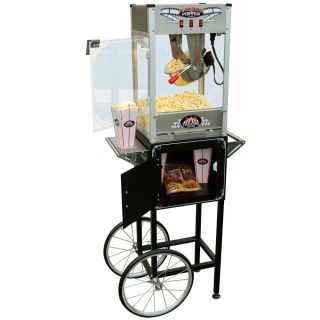 FunTime Palace Popper 8oz Hot Oil Popcorn Machine with Cart Today $
