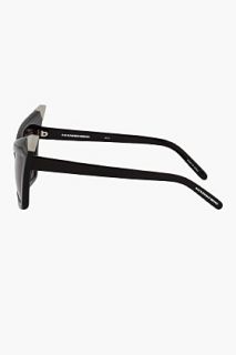 Alexander Wang Black Cat Eye Sunglasses for women