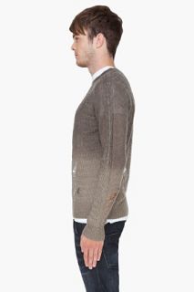 Pierre Balmain Grey Wool Blend Maglia Sweater for men