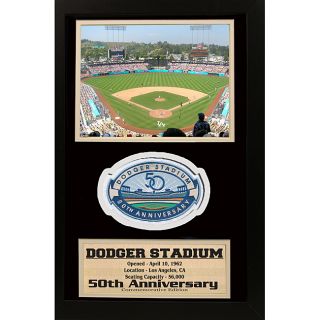 Dodger Stadium 50th Anniversary Patch Frame Today $59.99