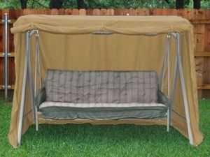 Covermates Canopy Swing Cover  72 x 50 x 68 Tan Patio
