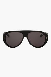 Yves Saint Laurent Matte Black Sunglasses for men