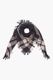 Marc By Marc Jacobs Charcoal Wool Army Blanket Scarf for men