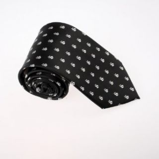 Black White Pattern Woven Silk Tie Gift Box Set Brown