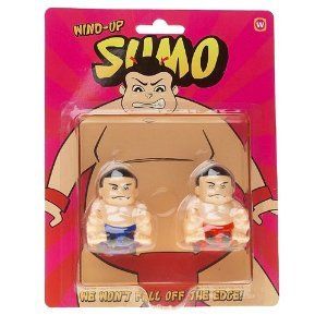 Wind Up Sumo Wrestlers with Amazing Edge Defying action
