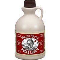 Uncle Lukes 100% Pure Maple Syrup   32oz. Grocery