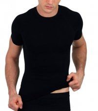 Sculptees T Slim T Shirt 207_2103 XL/XXL/Black Clothing