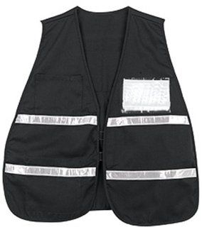 River City CICV207 Incident Command Safety Vests, Black with Silver