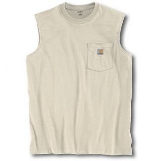 Carhartt Sleeveless Pocket T Shirts Navy K213 Clothing